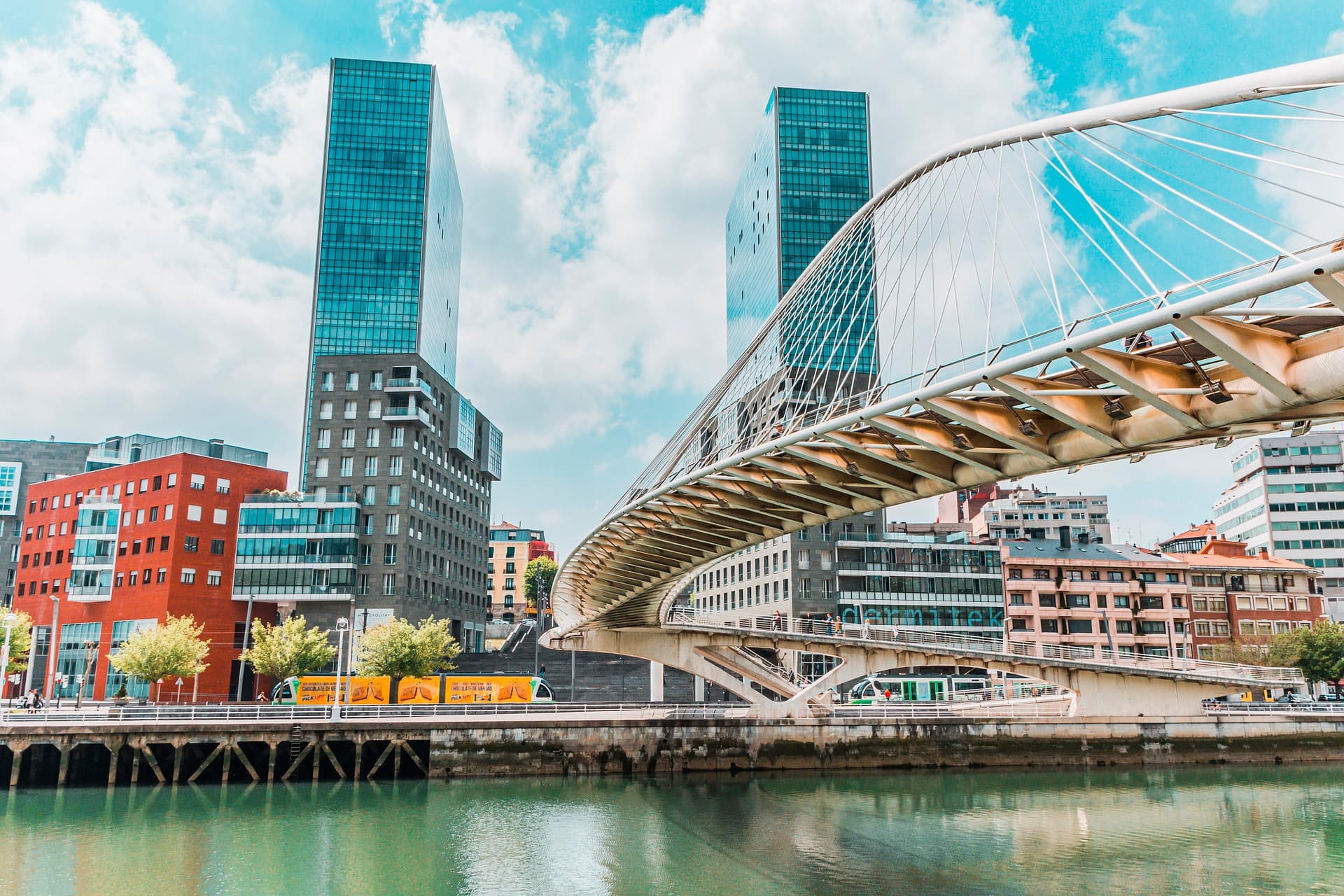 A bridge over the Nervión in Bilbao