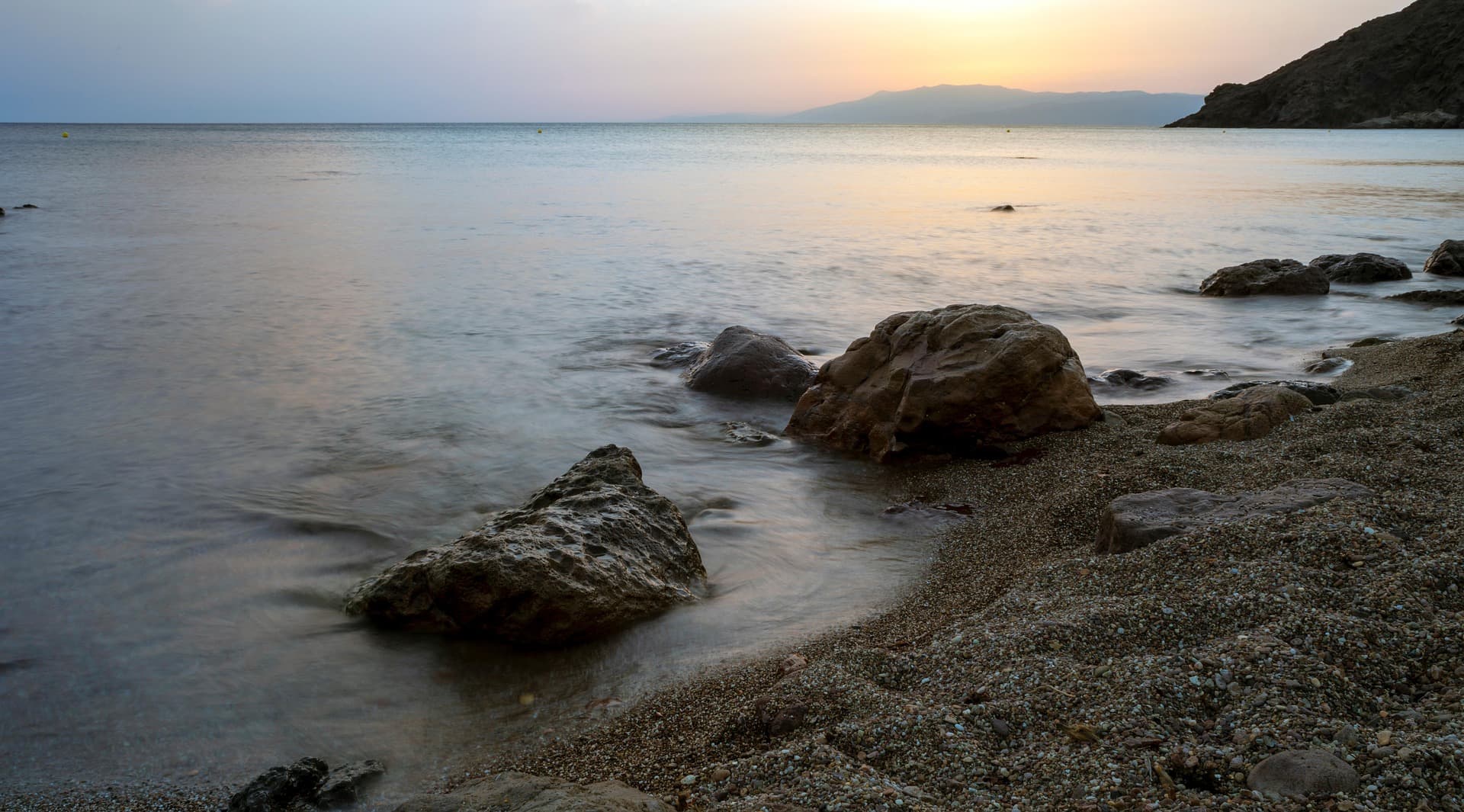 A dry headland on the Andalusian coast