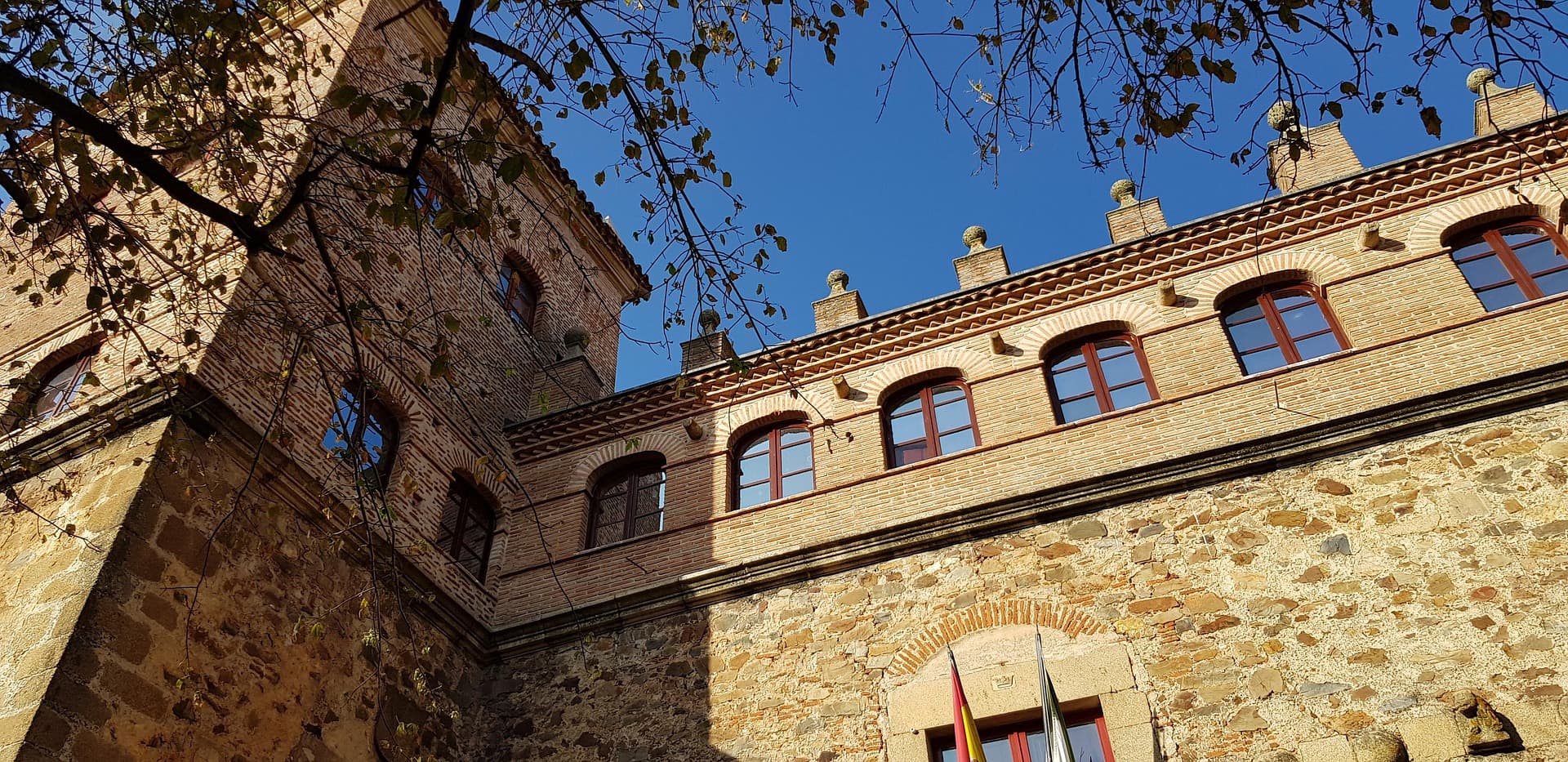 Stone townscape in Cáceres province
